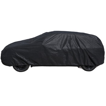 Prelata auto impermeabila neagra, acoperire totala, material de calitate - antizgariere, marimea M Prelata auto impermeabila neagra, acoperire totala, material de calitate - antizgariere, marimea M