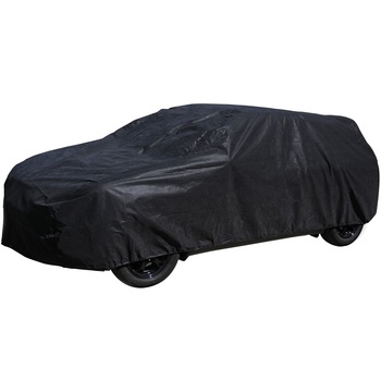 Prelata auto impermeabila neagra, acoperire totala, material de calitate - antizgariere marimea XL Prelata auto impermeabila neagra, acoperire totala, material de calitate - antizgariere marimea XL