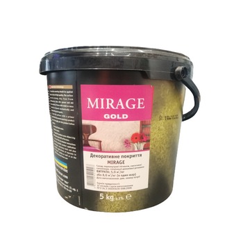 Vopsea decorativa, pentru interior, Mirage Gold 5 kg Vopsea decorativa, pentru interior, Mirage Gold 5 kg