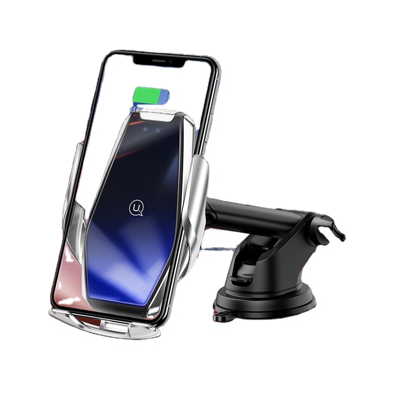 Suport auto universal cu incarcare wireless USAMS US-CD125 15W Negru