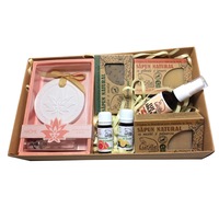 set cadou cosmetice 100 naturale lucille - aroma mix cu 3 sapunuri naturale 3x90g 1 ulei de argan bio 30 ml 1 difuzor de aroma 2 uleiuri esentiale de citrice 2x10 ml imagen 18_0_
0