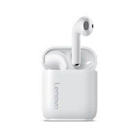 Casti Bluetooth 5.0 Wireless, Lenovo LP2,Alb,HD Sound,rezistente la apa,compatibilitate universala