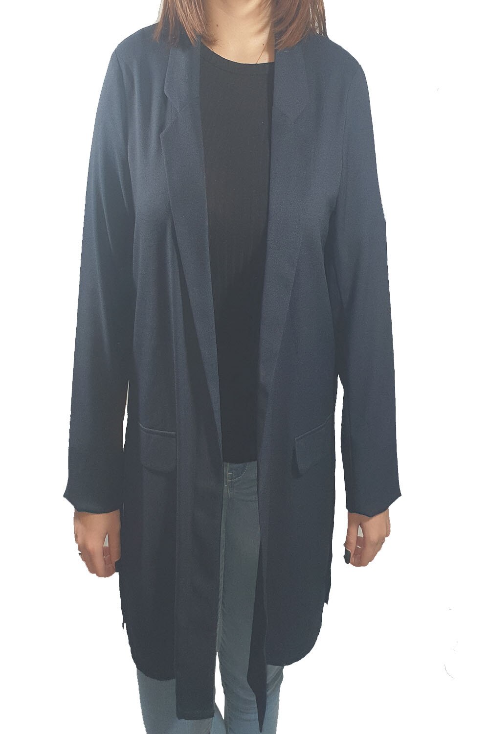 Cardigan dama Tally Weijl, negru, Albastru inchis