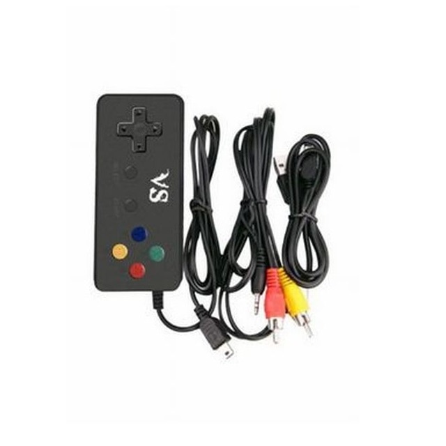 Consola retro portabila, STELS, K51, 500 de jocuri, Negru