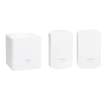 Sistem Mesh Tenda Nova MW5 (3-pack) Dual-Band Gigabit AC1200, noduri secundare wall-plug, optimizare RF, acoperire 300 mp Sistem Mesh Tenda Nova MW5 (3-pack) Dual-Band Gigabit AC1200, noduri secundare wall-plug, optimizare RF, acoperire 300 mp