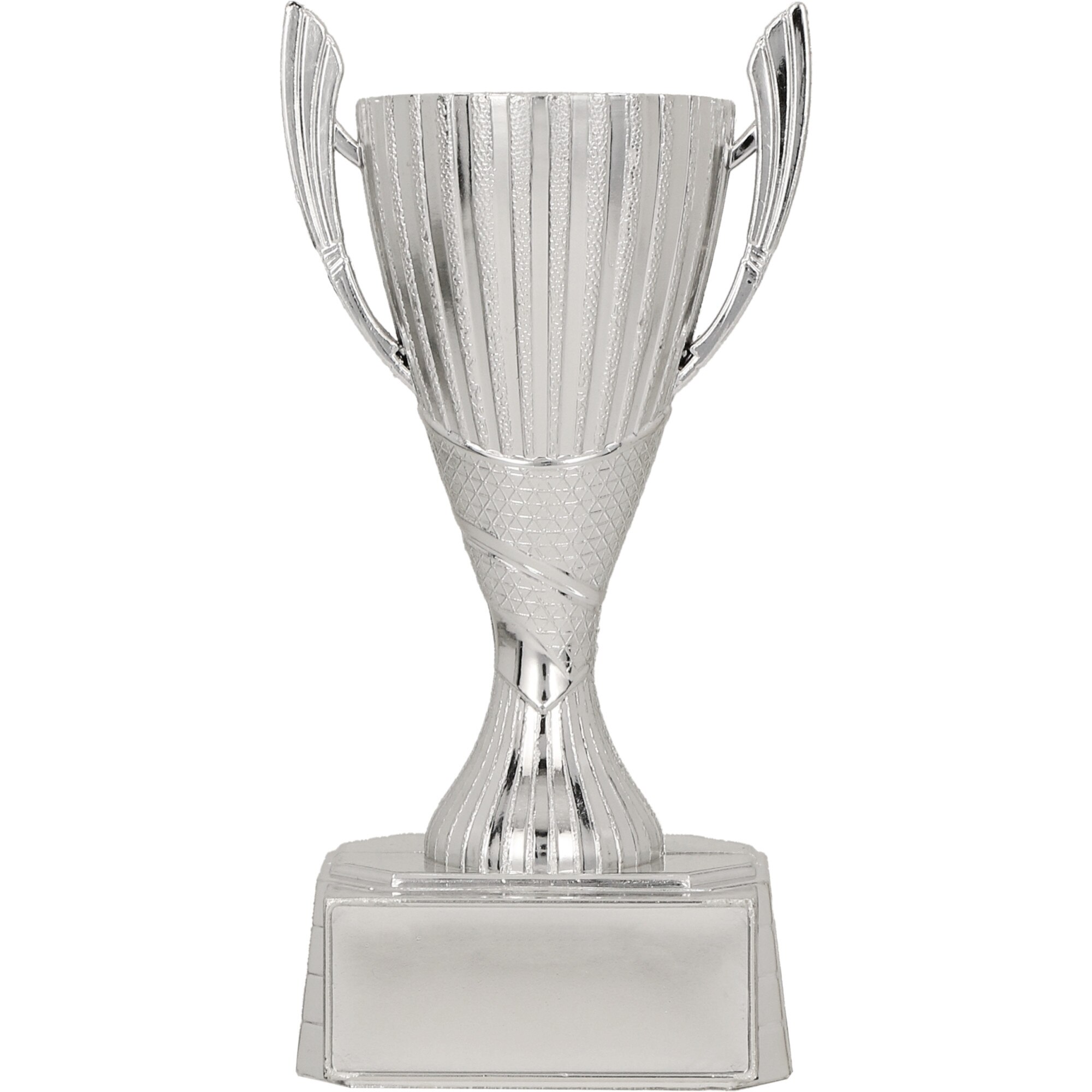 Cupa argintie Sila,13 cm,din plastic