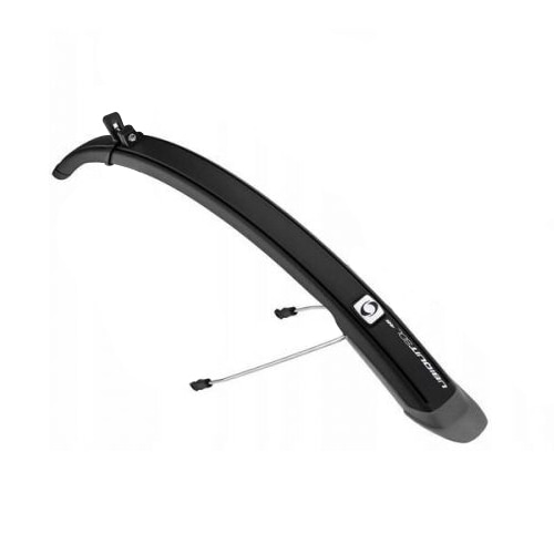 Set Aparatori Noroi fata + spate, Simpla, Culoare Negru/Titaniu