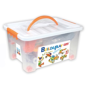 Set de constructie Mappy Build&Play - STEAM, 5 in 1, 163 piese, EM7751 Set de constructie Mappy Build&Play - STEAM, 5 in 1, 163 piese, EM7751