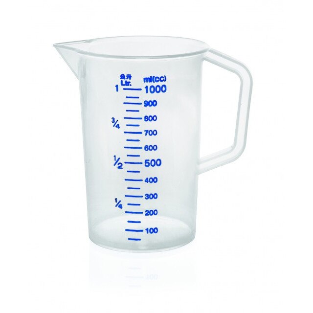 Cana gradata din polipropilena, 1 litru