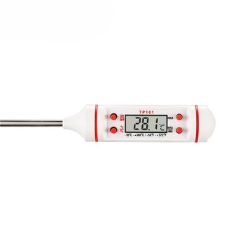 Termometru digital pentru mancare si lichide NYTRO, Afisaj LCD retroiluminat, 23cm lungime, Oprire automata, Alb Termometru digital pentru mancare si lichide NYTRO, Afisaj LCD retroiluminat, 23cm lungime, Oprire automata, Alb