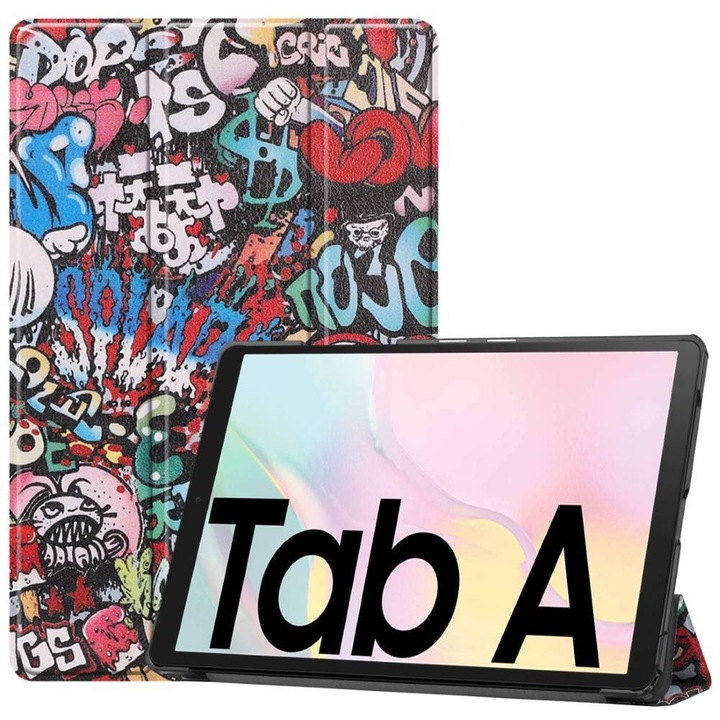 Kалъф Ka Digital за таблет Samsung Galaxy Tab A7 2020, 2022, 10,4 инча, T500 / 505, Графити