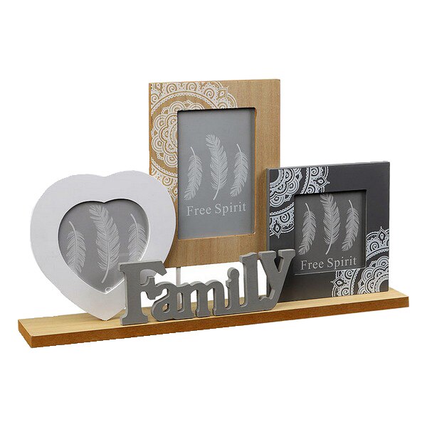 Suport pentru 3 poze family