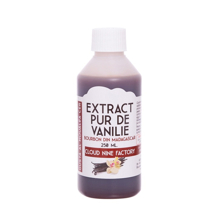 Extract Pur de Vanilie Bourbon din Madagascar, Cloud Nine Factory, 0.25 l