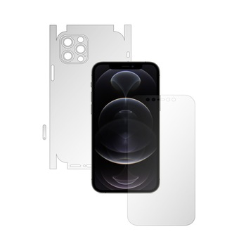 Folie Full Body Invisible Skinz Matte pentru Apple iPhone 12 Pro Max - Siliconica Mata Anti-Amprenta, Anti-Reflex, cu taiere 360 Cut pentru Ecran, Carcasa Spate si Laterale, Skin Adeziv Transparent Folie Full Body Invisible Skinz Matte pentru Apple iPhone 12 Pro Max - Siliconica Mata Anti-Amprenta, Anti-Reflex, cu taiere 360 Cut pentru Ecran, Carcasa Spate si Laterale, Skin Adeziv Transparent