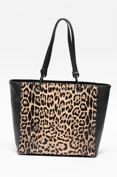 Kendall + Kylie, Geanta shopper din piele ecologica Saharya, Maro taupe deschis/Negru Kendall + Kylie, Geanta shopper din piele ecologica Saharya, Maro taupe deschis/Negru