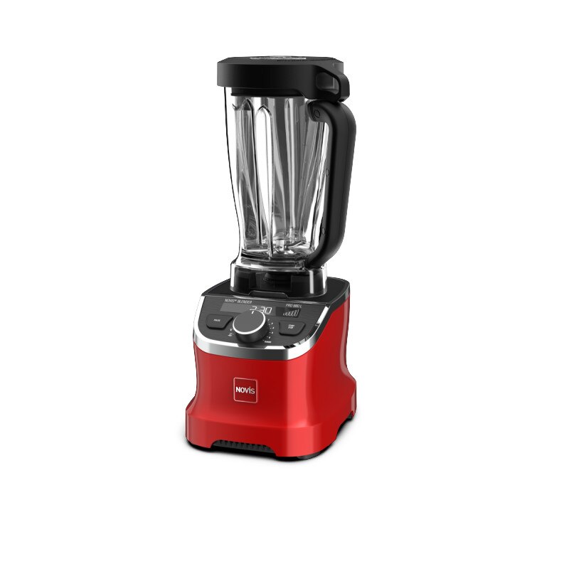 Blender profesional, Novis, ProBlender 880L, 6 viteze, silentios, sistem de siguranta Wireless, recipient din Tritan fara BPA, capacitate 1.9 L, motor puternic 30.000 rpm, putere 1400 W, design elegant, rosu