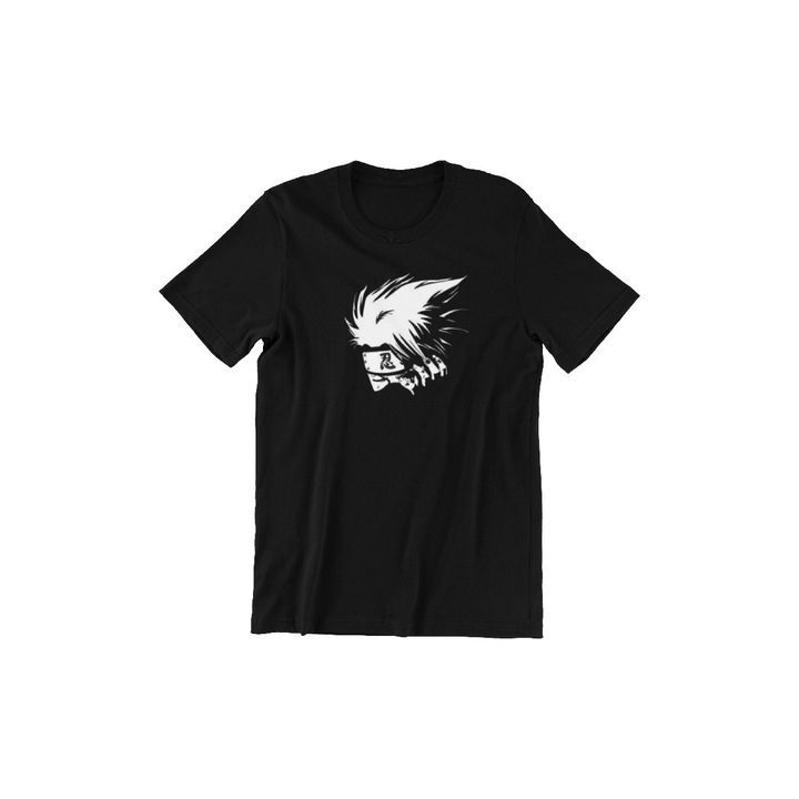 Gyermek póló, Naruto Shippuden Kakashi 2, fekete, Fekete
