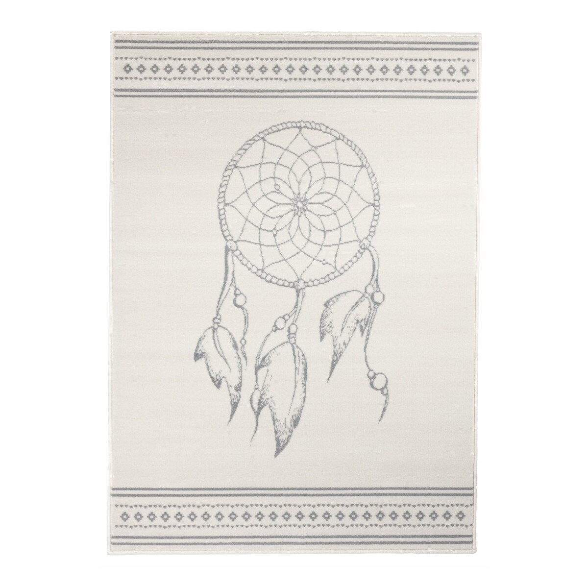 Covor Copii & Tineret Ignil, Gri/Alb, 120x170 cm, C03-0201133