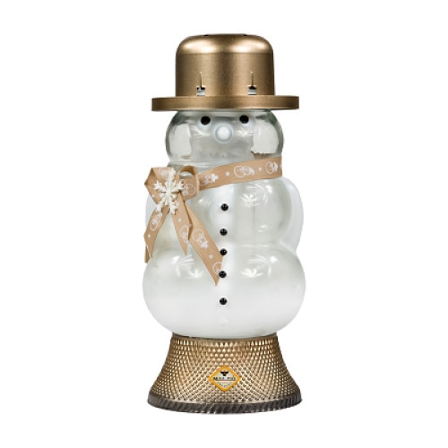 Candela din sticla Om de zapada Gold-Silver Mix in bax - CH-OMZ-GS