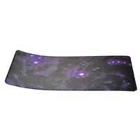 Mousepad, XXL, gaming si birou, 800 * 300 * 3mm, textil cu baza cauciucata, desen galaxie