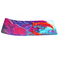 Mousepad, XXL, gaming si birou, 800 * 300 * 3mm, textil cu baza cauciucata, desen dragon