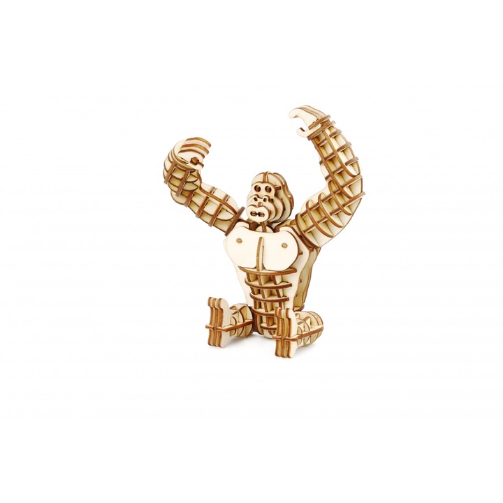 3D-s kirakó, Gorilla, Fa, 105 darabos