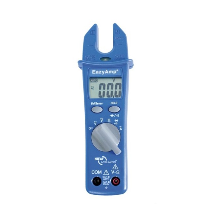 Амперклещи и мултицет Nieaf-Smitt EazyAmp, 0 - 200 A AC, 0 - 600 Volt AC / DC, син