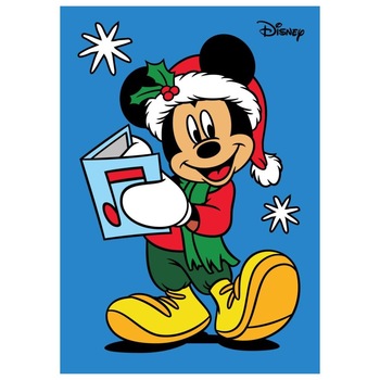 Set creativ Pictura cu nisip colorat, Mickey Mouse Santa, Disney, 1 plansa 21 x 29,7 cm, 10 plicuri nisip multicolor, 1 betisor, 1 folie protectie, + 3 ani Set creativ Pictura cu nisip colorat, Mickey Mouse Santa, Disney, 1 plansa 21 x 29,7 cm, 10 plicuri nisip multicolor, 1 betisor, 1 folie protectie, + 3 ani