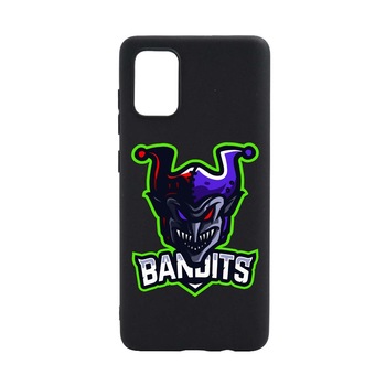Husa Gamers, Bandit, pentru Samsung Galaxy M51, rezistenta la uzura, anti-alunecare, din silicon Premium, B287 Husa Gamers, Bandit, pentru Samsung Galaxy M51, rezistenta la uzura, anti-alunecare, din silicon Premium, B287