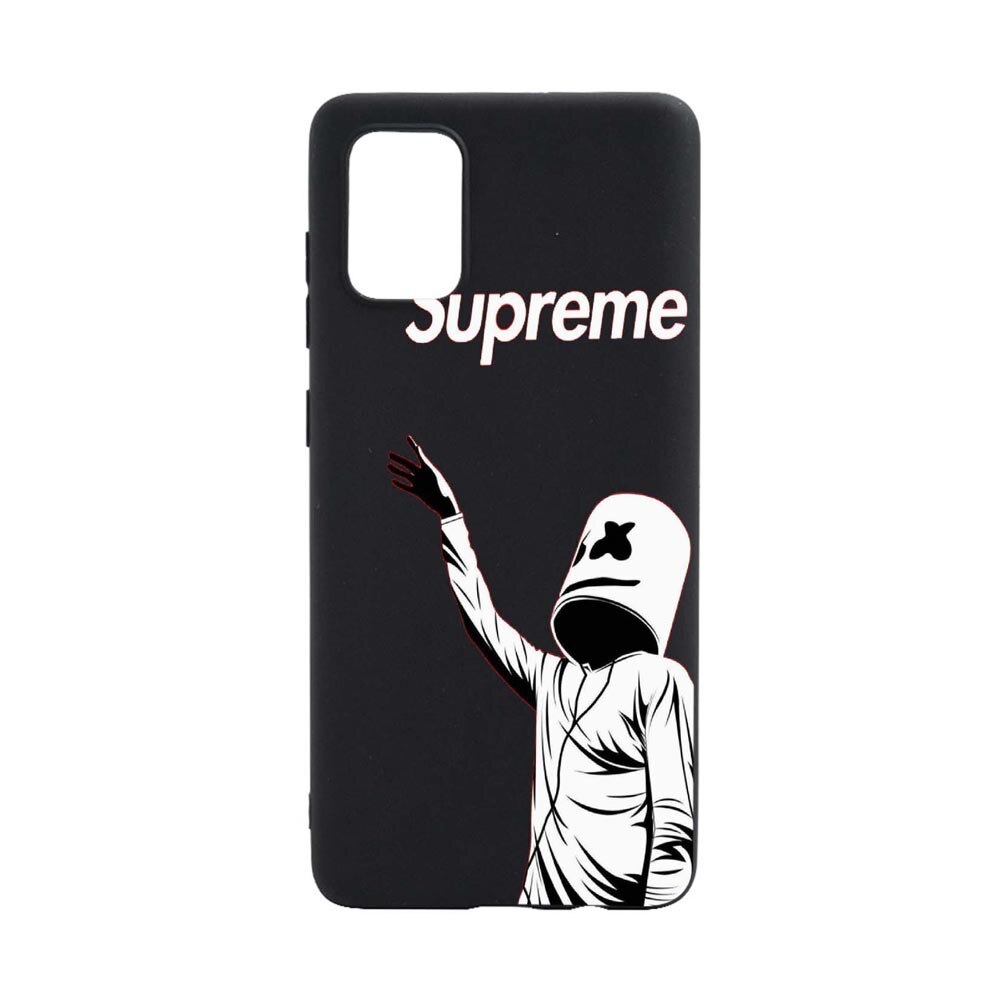 Husa Silicon Supreme, Marshmello, compatibila cu Oppo A54 5G, rezistenta la uzura, anti-alunecare, B255