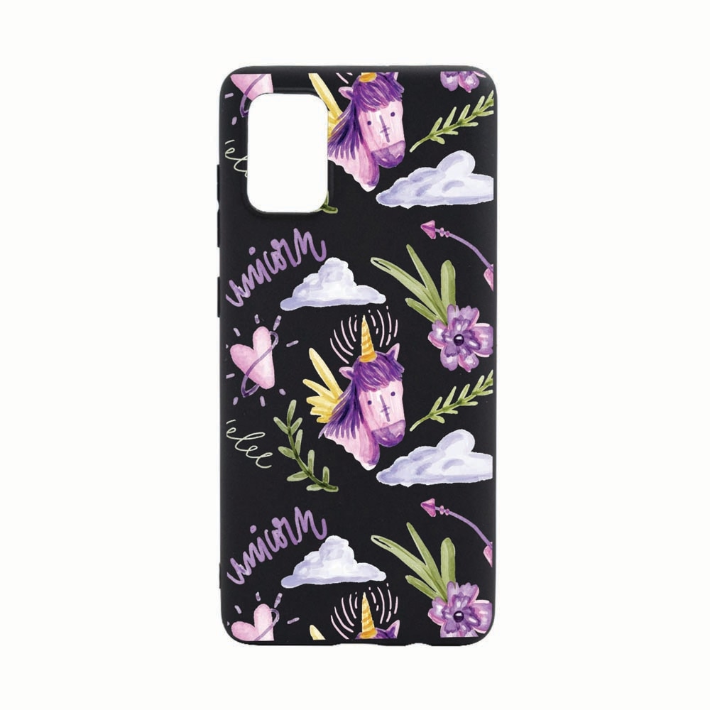 Husa Silicon Compatibila Cu Samsung Galaxy M02s, Unicorn, rezistenta la uzura, anti-alunecare, B89