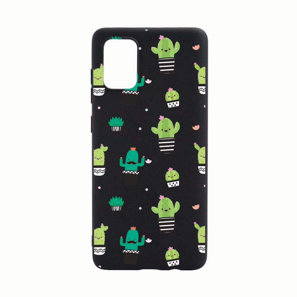 Husa Silicon Compatibila Cu Samsung Galaxy A02s, Cactus, rezistenta la uzura, anti-alunecare, B165