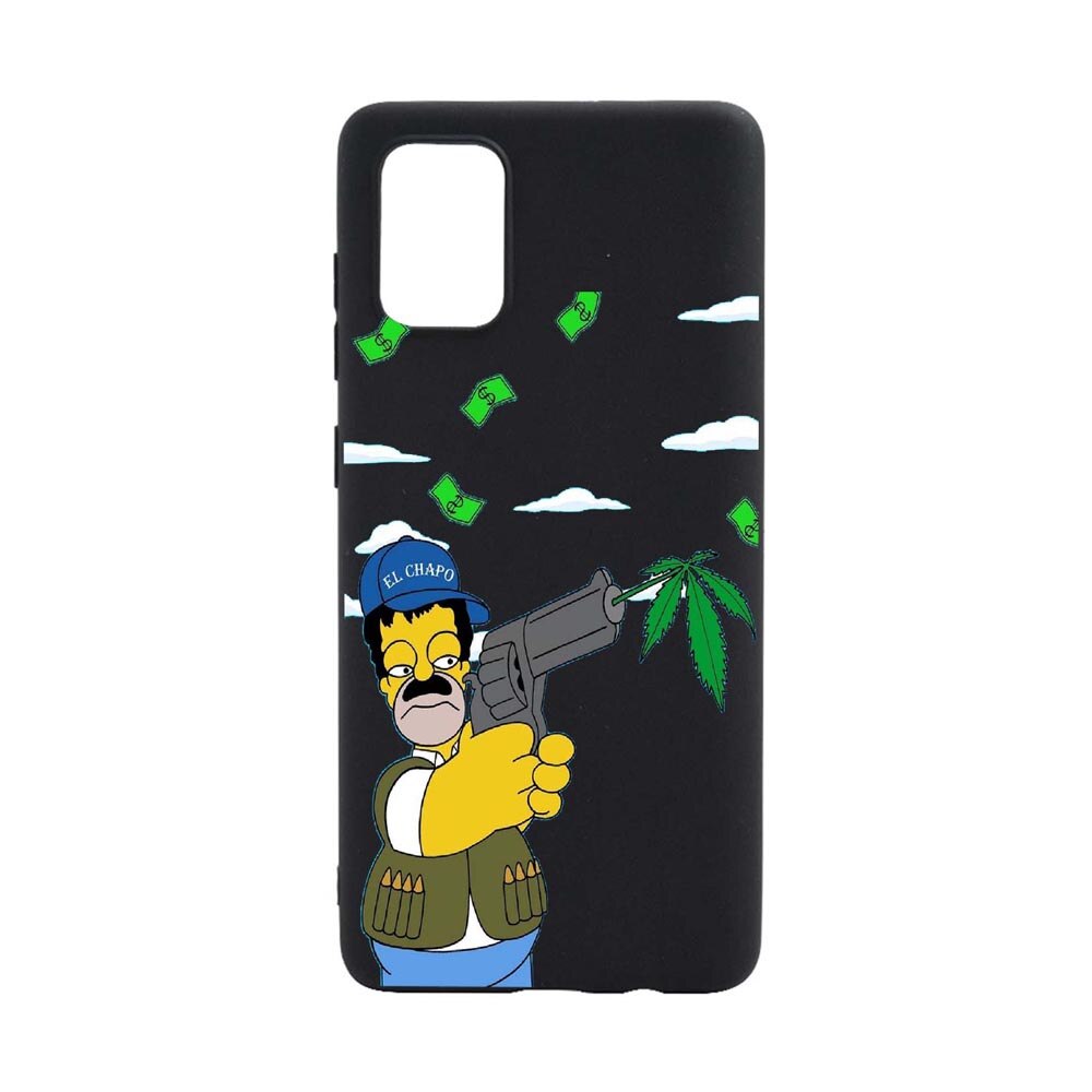Husa Silicon Narcos Simpson, Movie Compatibila Cu Samsung Galaxy A32 4G, rezistenta la uzura, B441