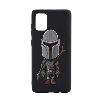 Husa Silicon Star Wars, The Mandalorian Compatibila Cu Samsung Galaxy A32 5G, rezistenta la uzura, anti-alunecare, B462 Husa Silicon Star Wars, The Mandalorian Compatibila Cu Samsung Galaxy A32 5G, rezistenta la uzura, anti-alunecare, B462