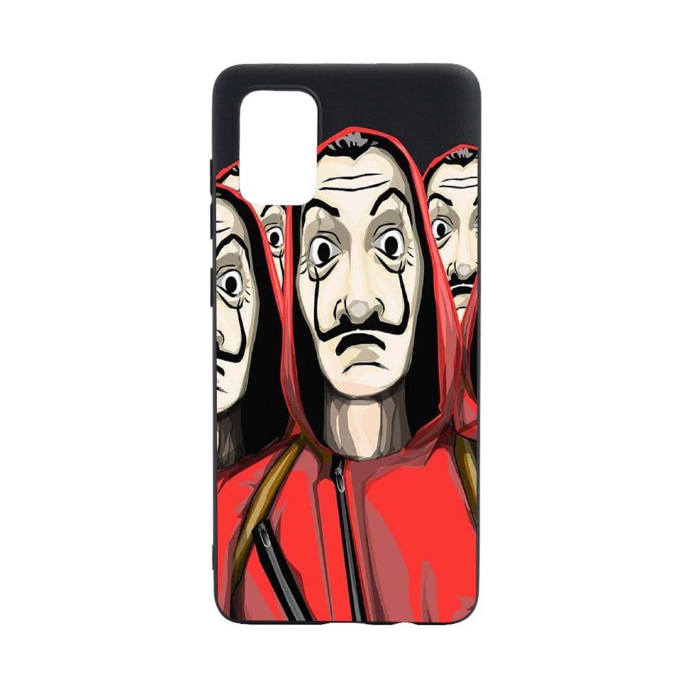 Husa Silicon La Casa de Papel, compatibila cu Samsung Galaxy S20 FE / Galaxy S20 FE 5G, rezistenta la uzura, anti-alunecare, B390