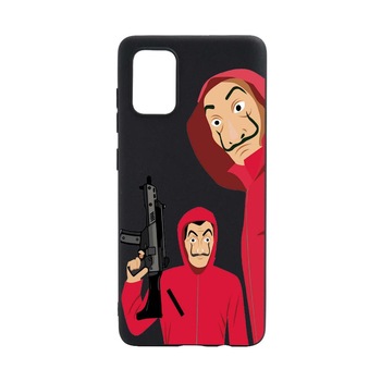 Husa Silicon La Casa de Papel, compatibila cu Oppo A54 5G, rezistenta la uzura, anti-alunecare, B392 Husa Silicon La Casa de Papel, compatibila cu Oppo A54 5G, rezistenta la uzura, anti-alunecare, B392