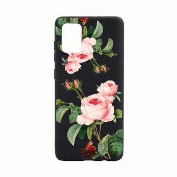 Husa pentru Samsung Galaxy M31s, Roses, rezistenta la uzura, anti-alunecare, din silicon Premium, B172 Husa pentru Samsung Galaxy M31s, Roses, rezistenta la uzura, anti-alunecare, din silicon Premium, B172