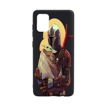 Husa Star Wars, The Mandalorian pentru Samsung Galaxy S21 Ultra, rezistenta la uzura, anti-alunecare, din silicon Premium, din silicon Premium, B465 Husa Star Wars, The Mandalorian pentru Samsung Galaxy S21 Ultra, rezistenta la uzura, anti-alunecare, din silicon Premium, din silicon Premium, B465