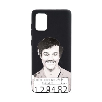 Husa Narcos Pablo Escobar, Movie pentru Samsung Galaxy S21 Ultra, rezistenta la uzura, anti-alunecare, din silicon Premium, din silicon Premium, B443 Husa Narcos Pablo Escobar, Movie pentru Samsung Galaxy S21 Ultra, rezistenta la uzura, anti-alunecare, din silicon Premium, din silicon Premium, B443
