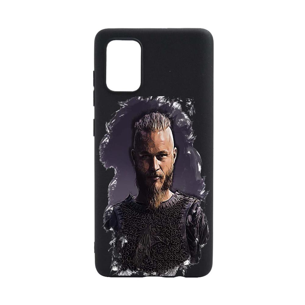 Husa Silicon Vikings Ragnar Lothbrok Movie, compatibila cu Xiaomi Redmi Note 10 5G, rezistenta la uzura, anti-alunecare, B452