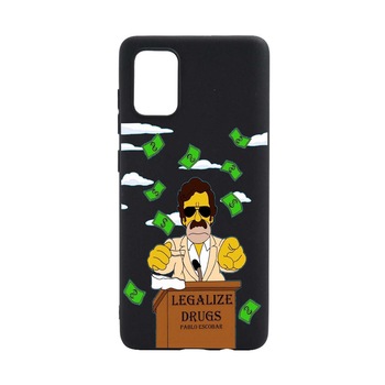 Husa Silicon Narcos Pablo Escobar, Movie Compatibila Cu Samsung Galaxy A52s 5G, rezistenta la uzura, anti-alunecare, B437 Husa Silicon Narcos Pablo Escobar, Movie Compatibila Cu Samsung Galaxy A52s 5G, rezistenta la uzura, anti-alunecare, B437