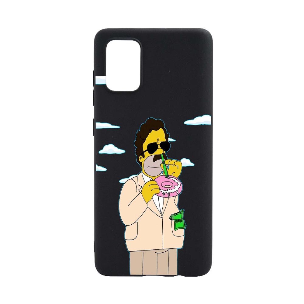 Husa Silicon Narcos Simpson, Movie Compatibila Cu Xiaomi Poco M3 Pro 5G / 4G, rezistenta la uzura, anti-alunecare, B440