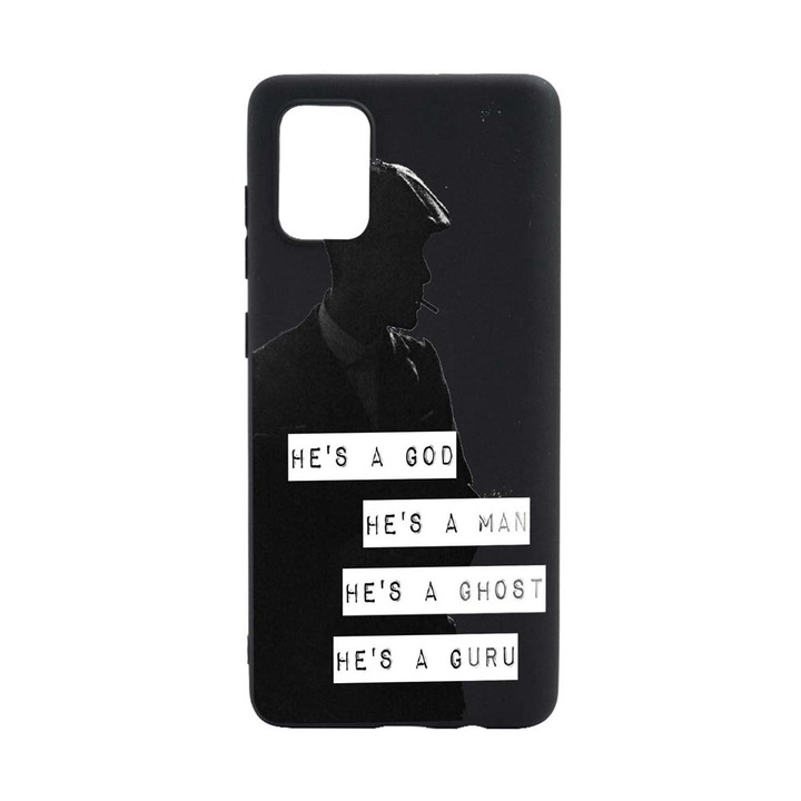 Husa Silicon Peaky Blinders, compatibila cu Samsung Galaxy A72, rezistenta la uzura, anti-alunecare, B381