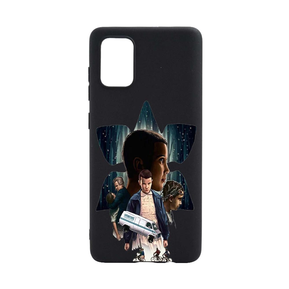 Husa Silicon Stranger Things, compatibila cu Oppo A93 5G, rezistenta la uzura, anti-alunecare, B373