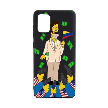 Husa Silicon Narcos Simpson, Movie Compatibila Cu Oppo A93 5G, rezistenta la uzura, anti-alunecare, B439 Husa Silicon Narcos Simpson, Movie Compatibila Cu Oppo A93 5G, rezistenta la uzura, anti-alunecare, B439