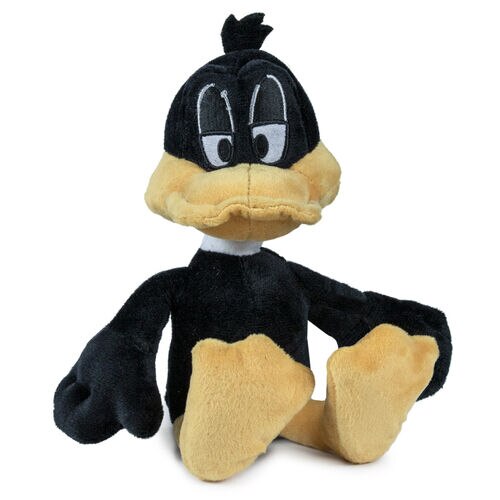 Jucarie de plus Looney Tunes - Daffy Duck, multicolor, inaltime 26 cm