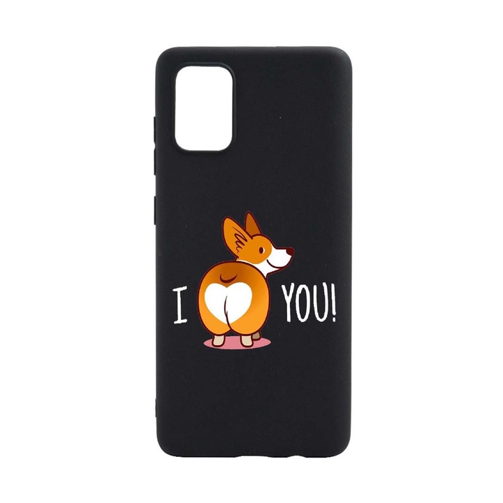 Szilikon védőtok, Sweet doggy Emoji, Xiaomi Redmi Note 10 / Redmi Note 10S, B593