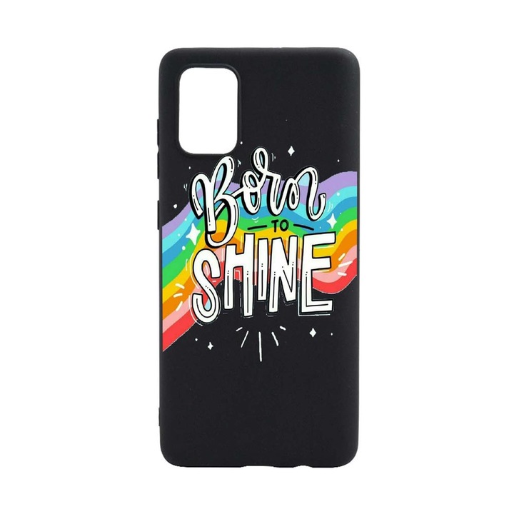 Silicon Born To Shine tok, Xiaomi Redmi Note 10 / Redmi Note 10S kompatibilis, kopásálló, csúszásgátló, B489