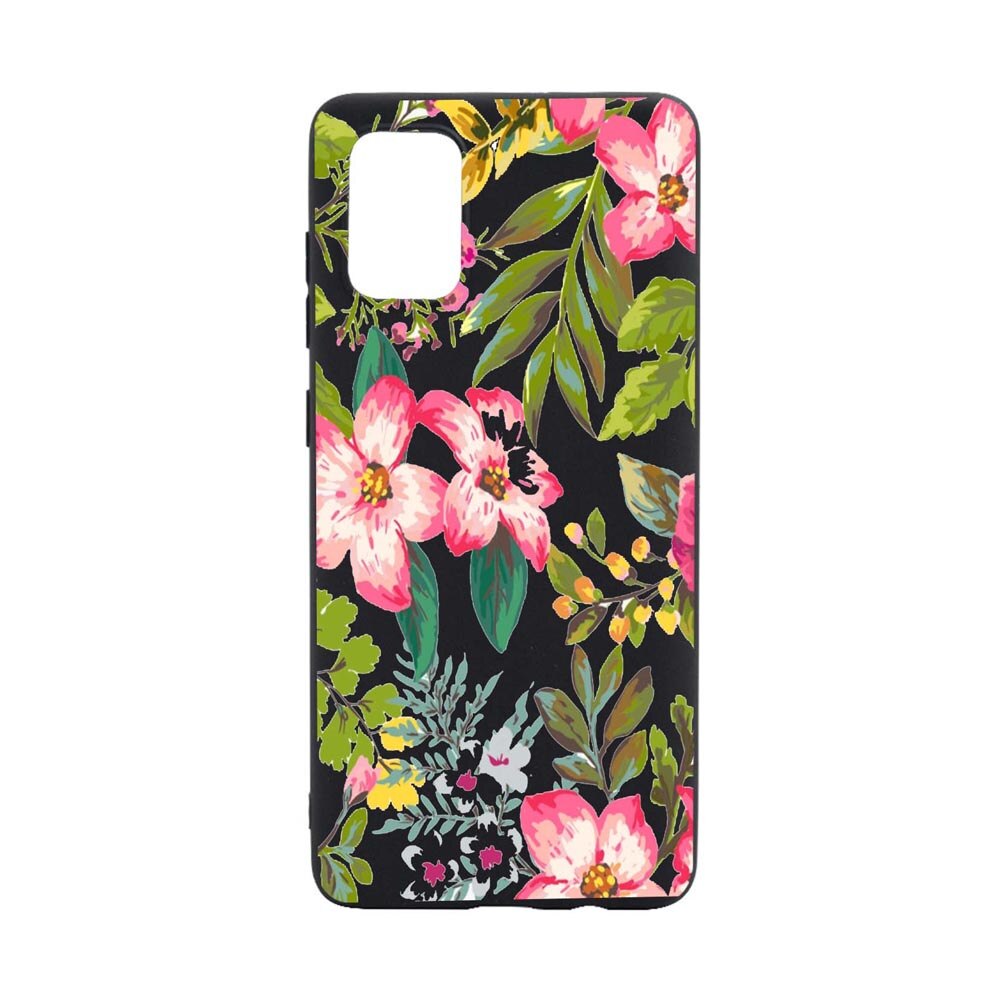 Husa Silicon Flowers, Pastel colors, compatibila cu Xiaomi Poco M3, rezistenta la uzura, anti-alunecare, B510