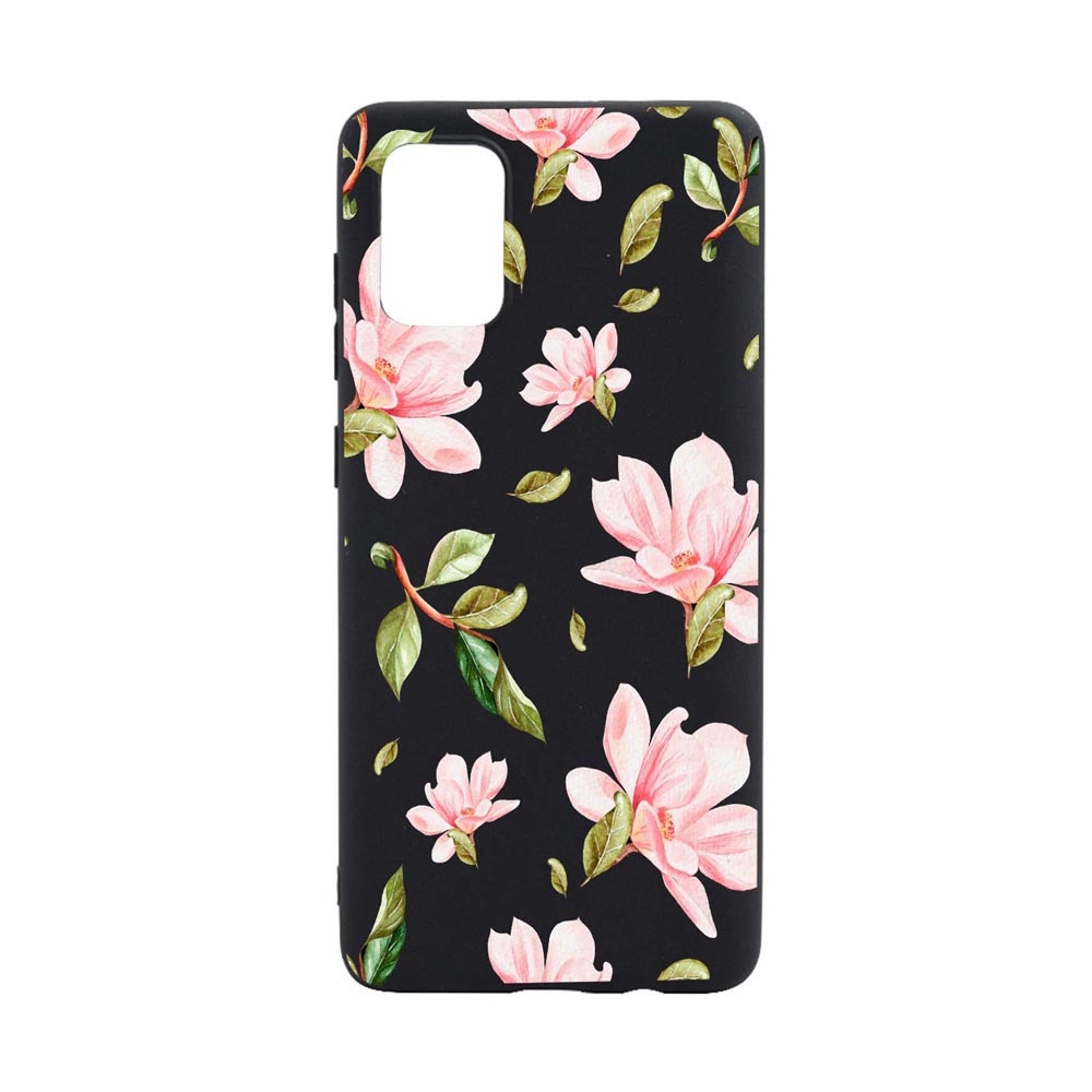 Husa Silicon Flowers, compatibila cu Oppo A93 5G, rezistenta la uzura, anti-alunecare, B496